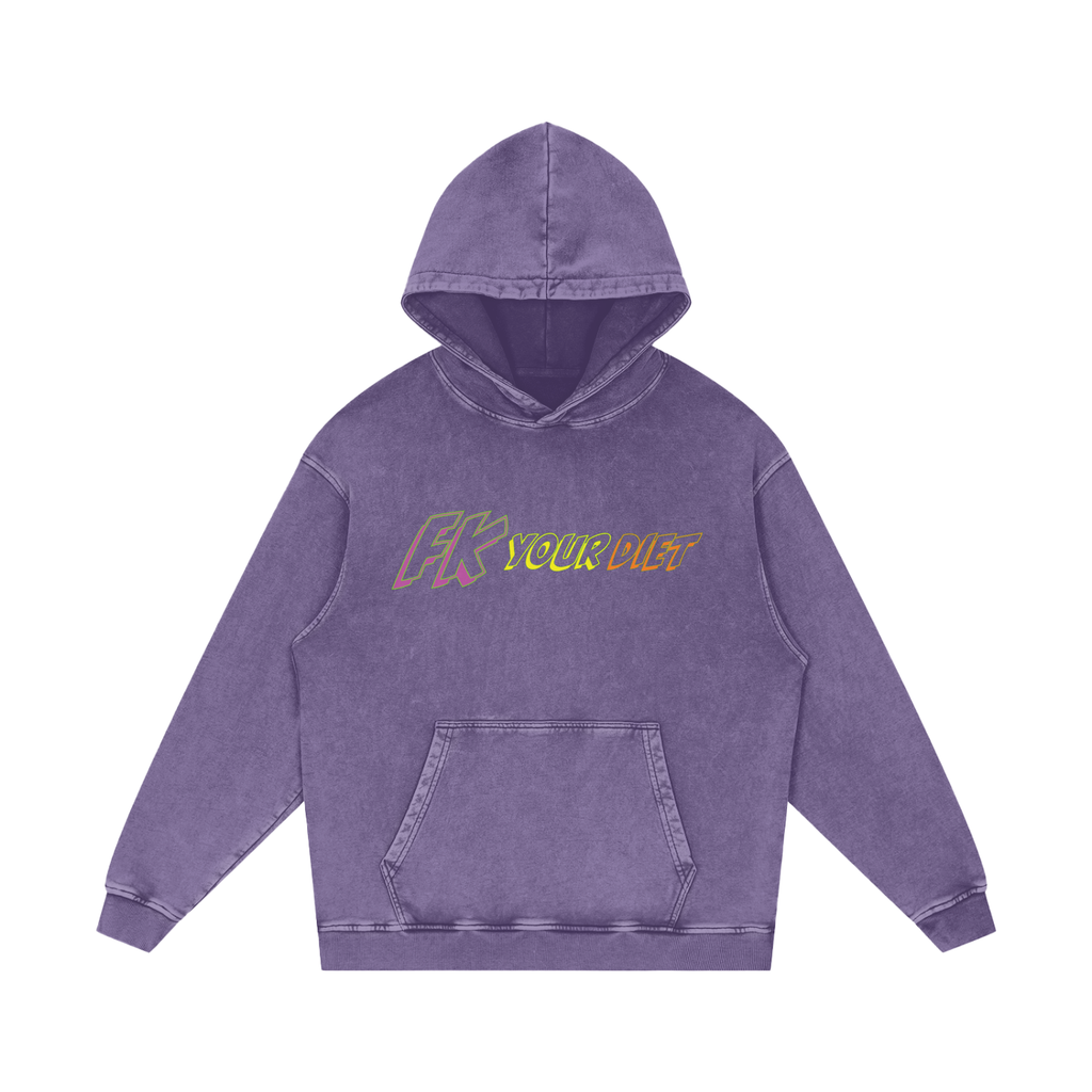 Belly BUSTER - Snow Wash Loose Hoodie