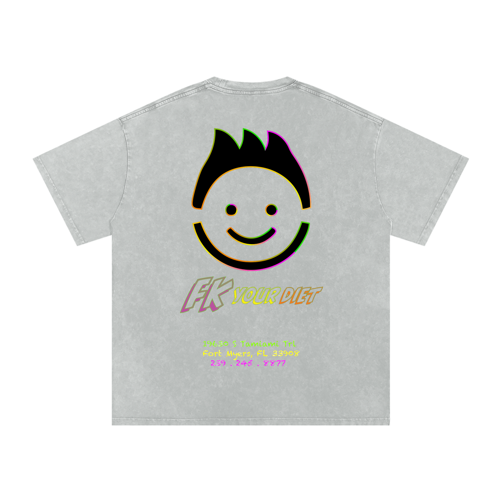 "Meals that make you glow" - Oversize Tee