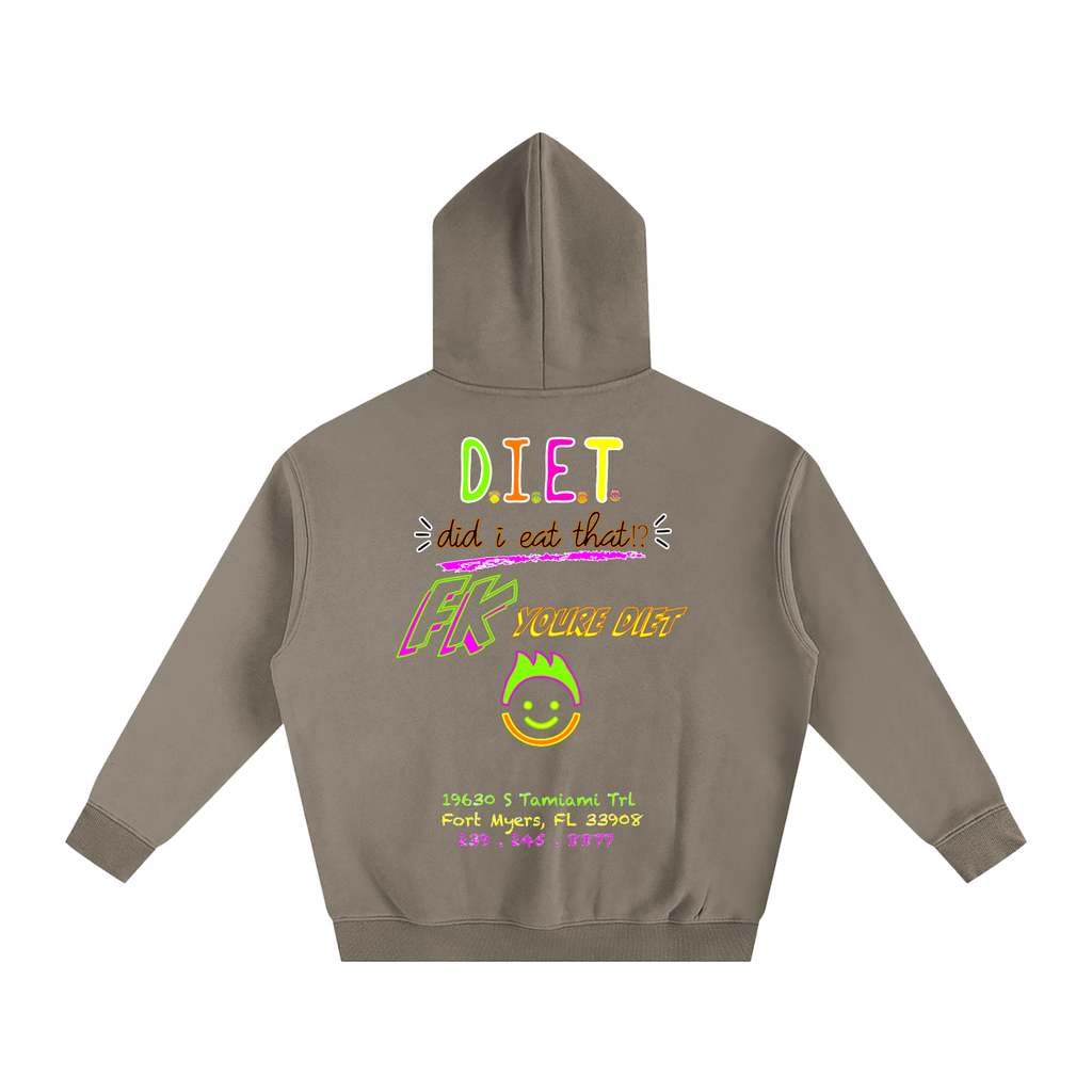 “Did I Eat THAT!?” - Oversize Fleeced Hoodie
