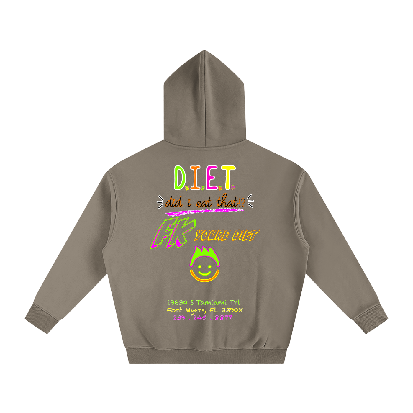 “Did I Eat THAT!?” - Oversize Fleeced Hoodie