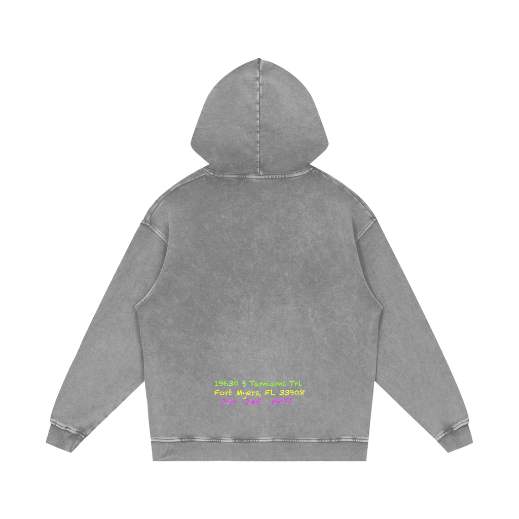 OG FK - Snow Washed Loose Hoodie