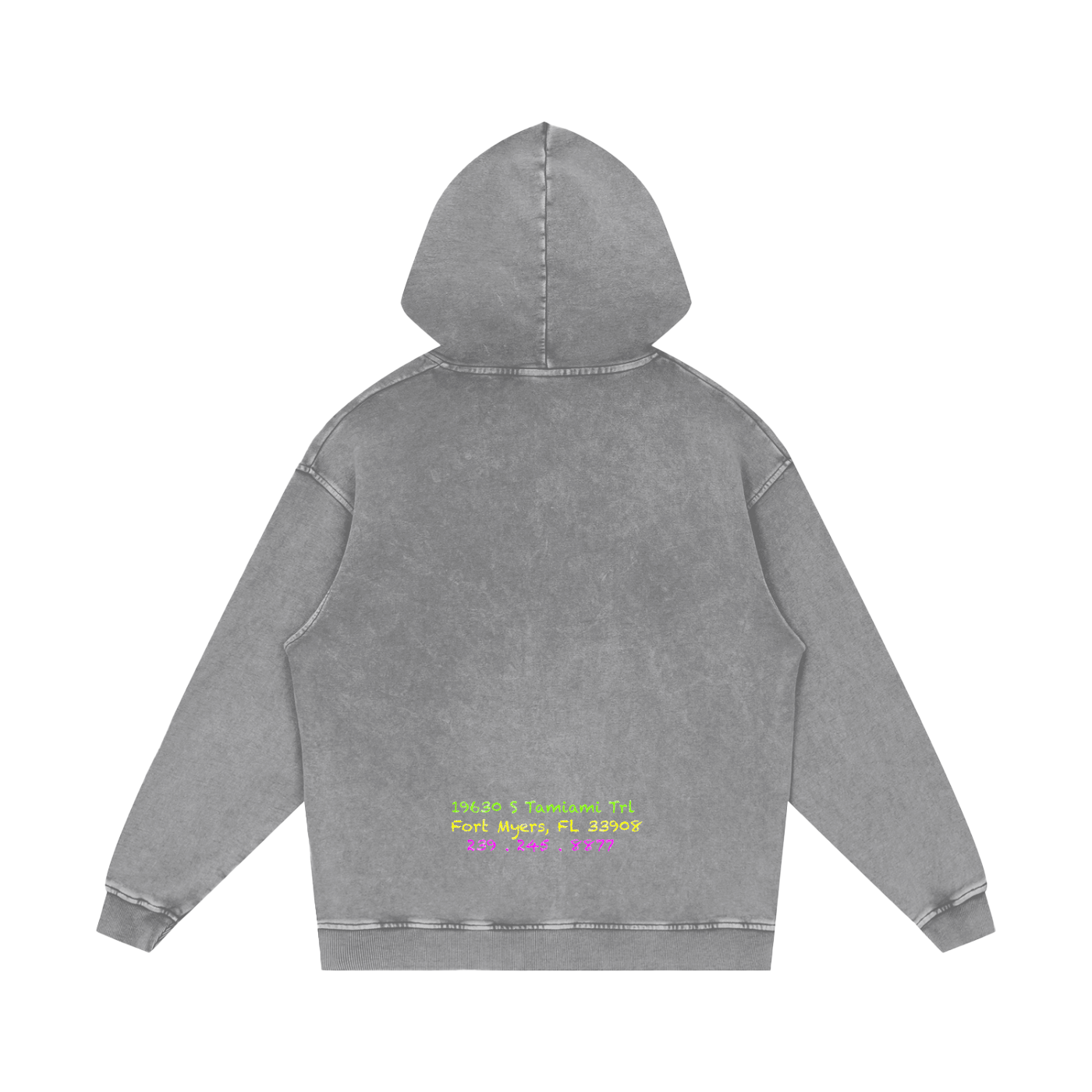OG FK - Snow Washed Loose Hoodie