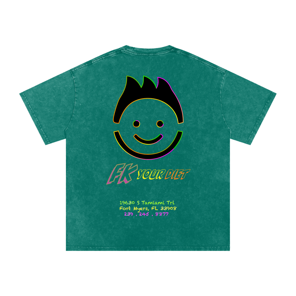 "Meals that make you glow" - Oversize Tee