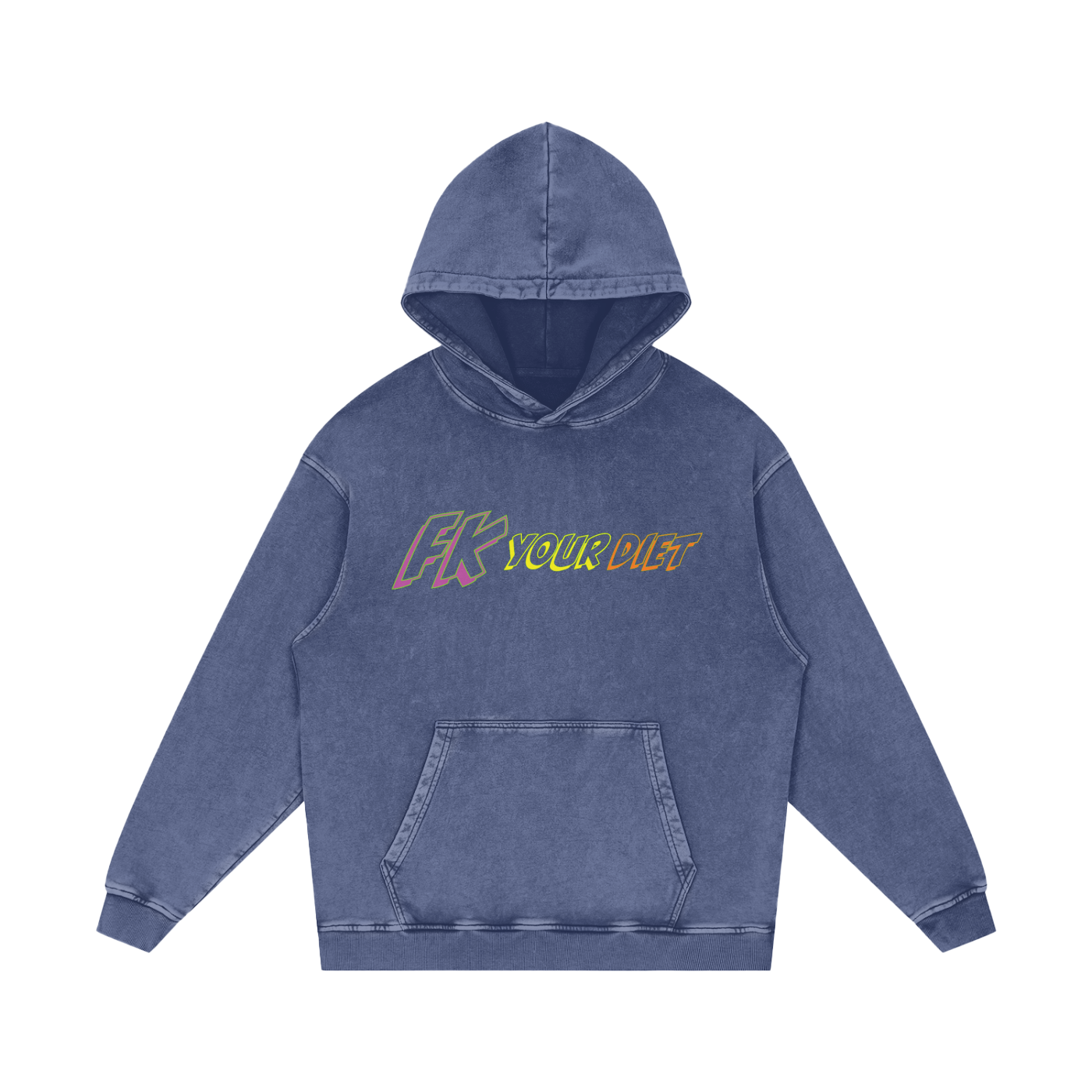 “Did I Eat THAT!?” - Snow Washed Loose Hoodie