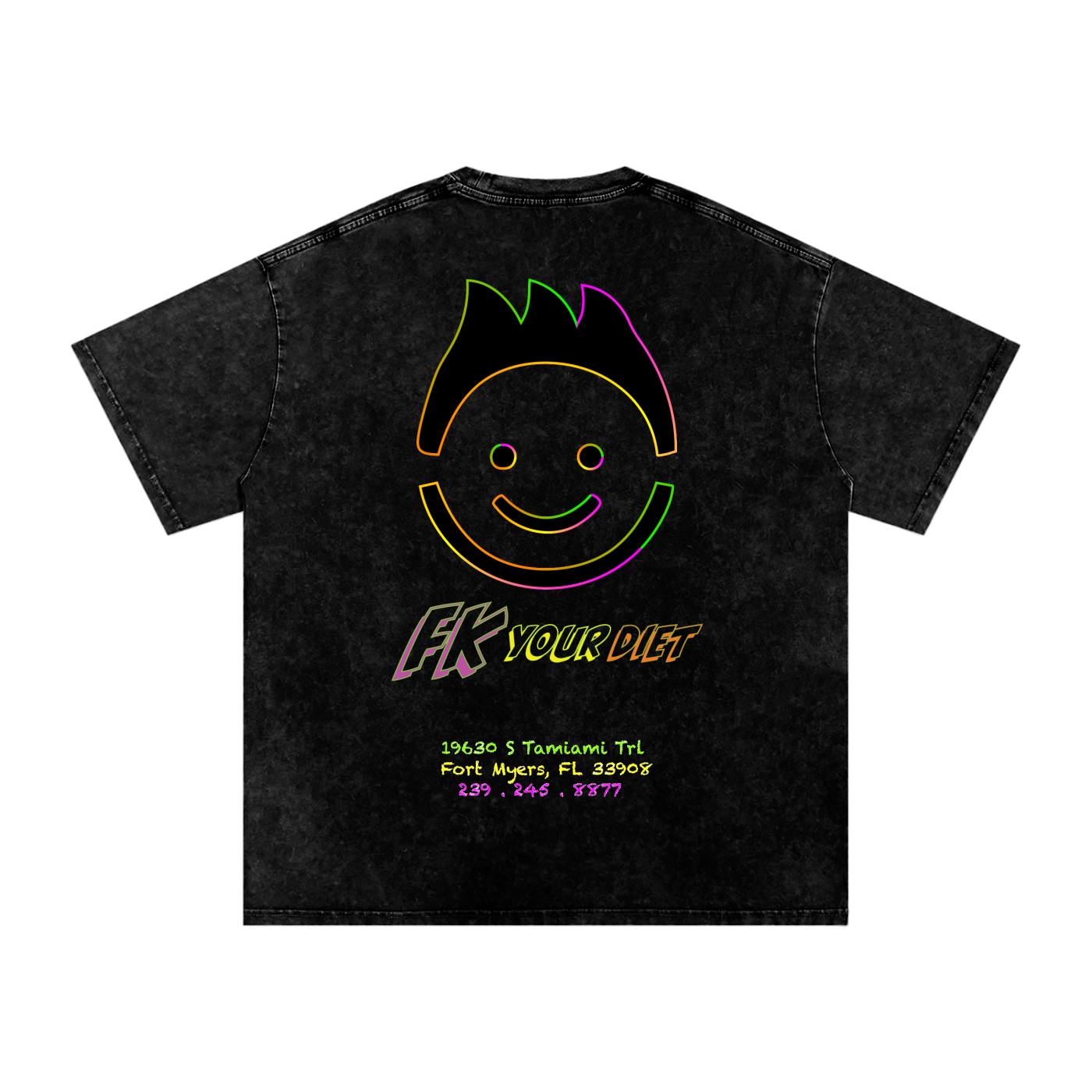 "Meals that make you glow" - Oversize Tee