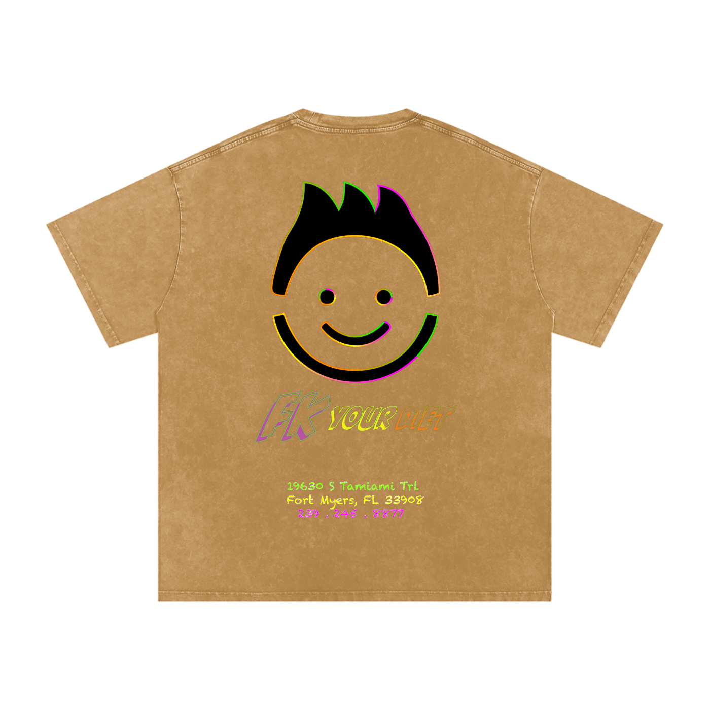 "Meals that make you glow" - Oversize Tee