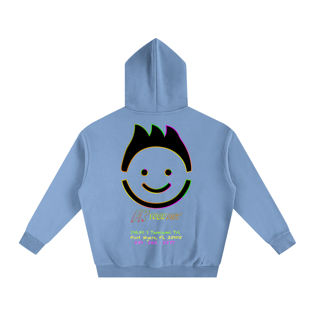 “Meals that make you glow” - Oversize Fleeced Hoodie