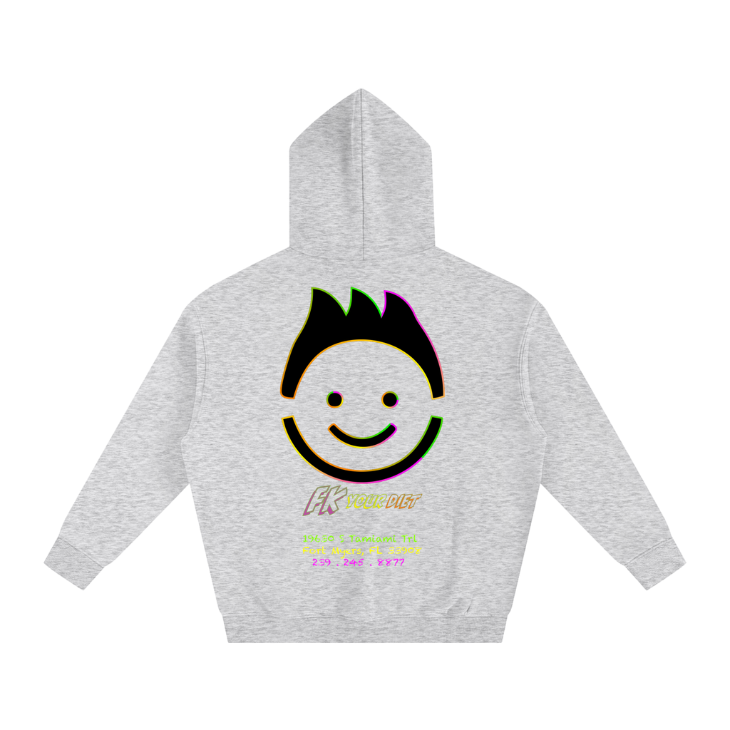 “Meals that make you glow” - Oversize Fleeced Hoodie