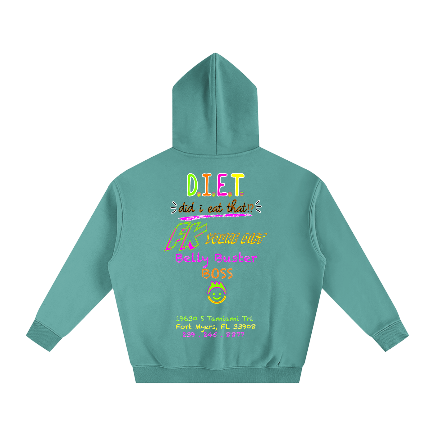 Belly BUSTER - Oversize Fleeced Hoodie