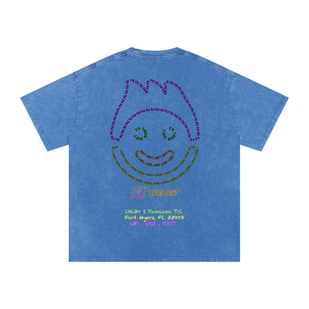 Full-Belly Smiley - Oversize Tee