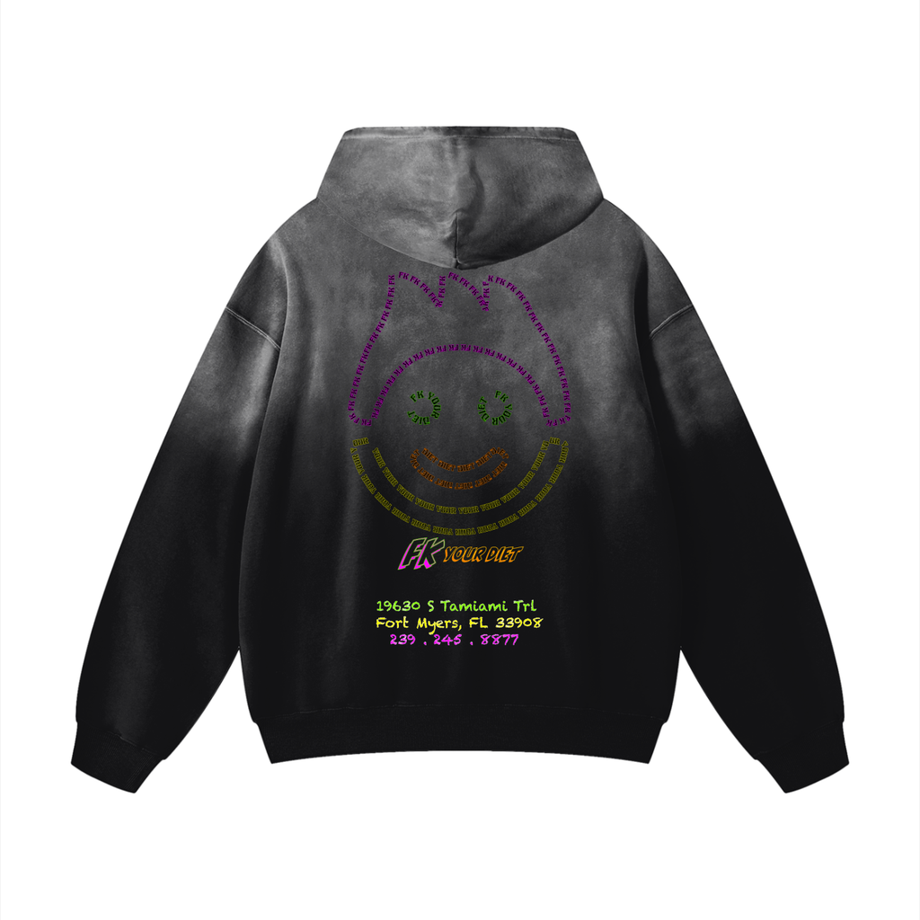Full Belly Smiley - Heavy Hoodie