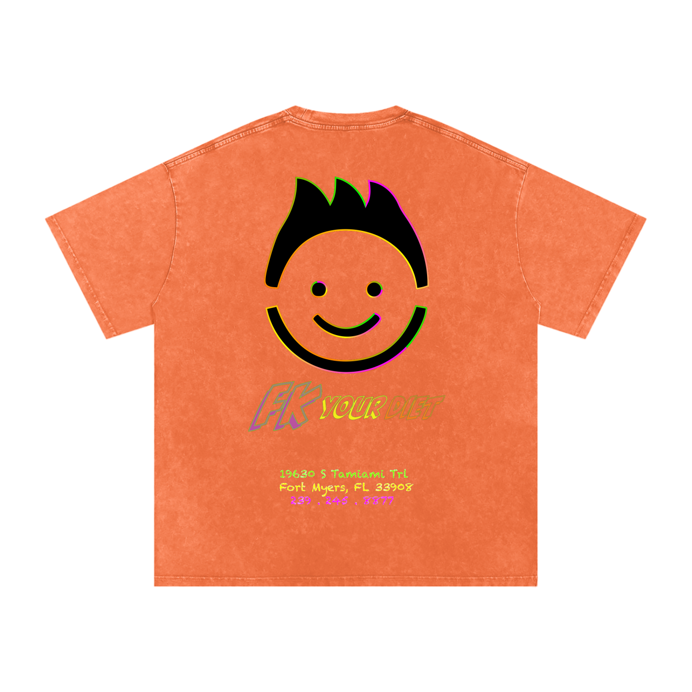 "Meals that make you glow" - Oversize Tee