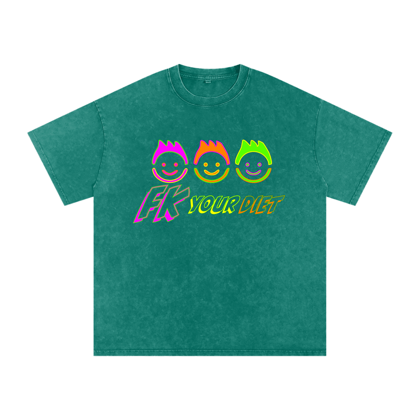 Full-Belly Smiley - Oversize Tee