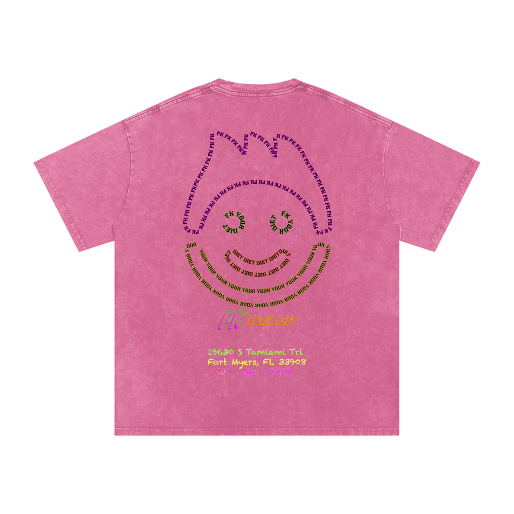 Full-Belly Smiley - Oversize Tee