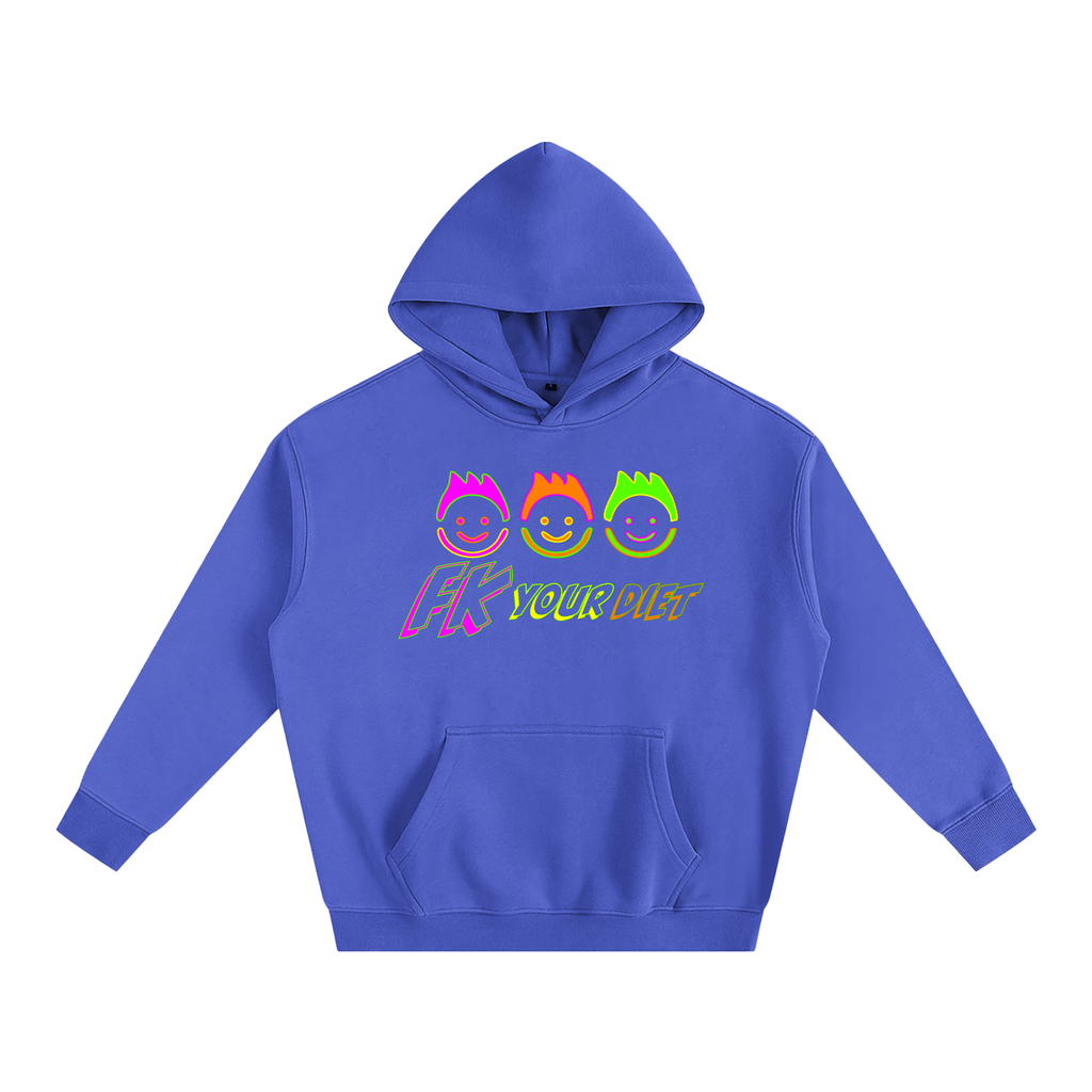 “Meals that make you glow” - Oversize Fleeced Hoodie