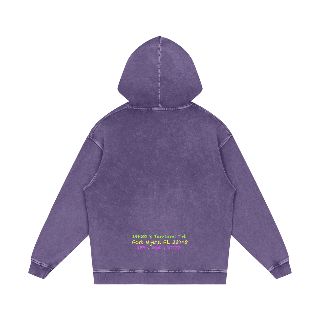 OG FK - Snow Washed Loose Hoodie