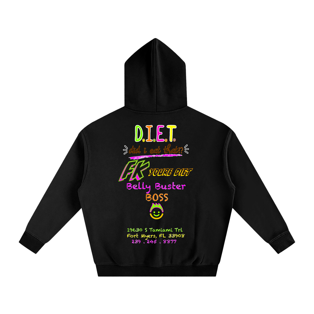 Belly BUSTER - Oversize Fleeced Hoodie