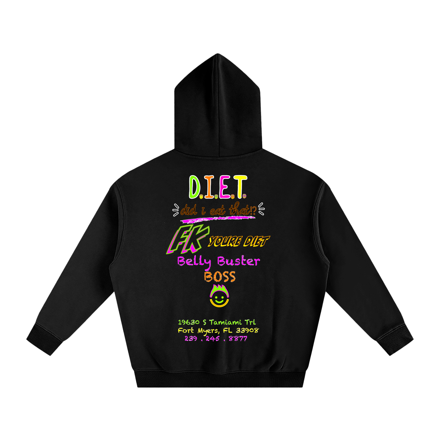 Belly BUSTER - Oversize Fleeced Hoodie