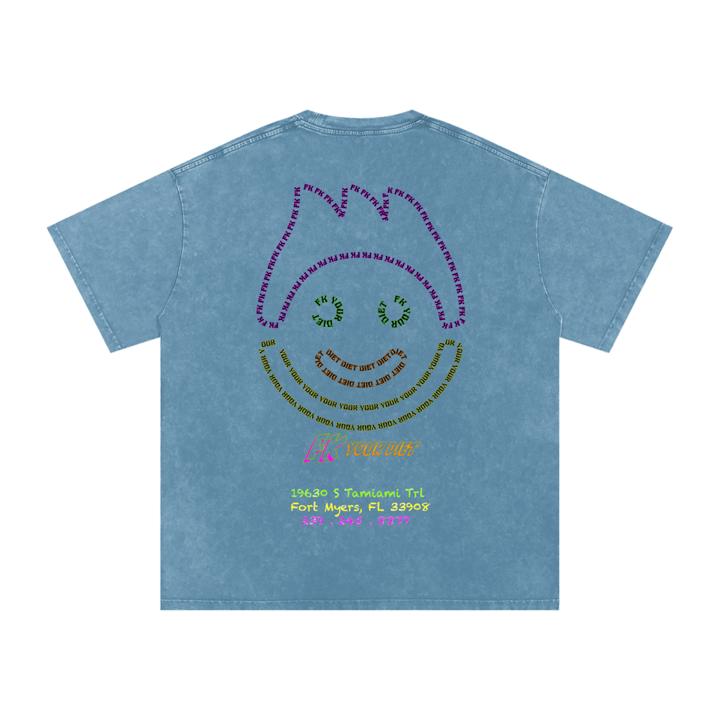 Full-Belly Smiley - Oversize Tee