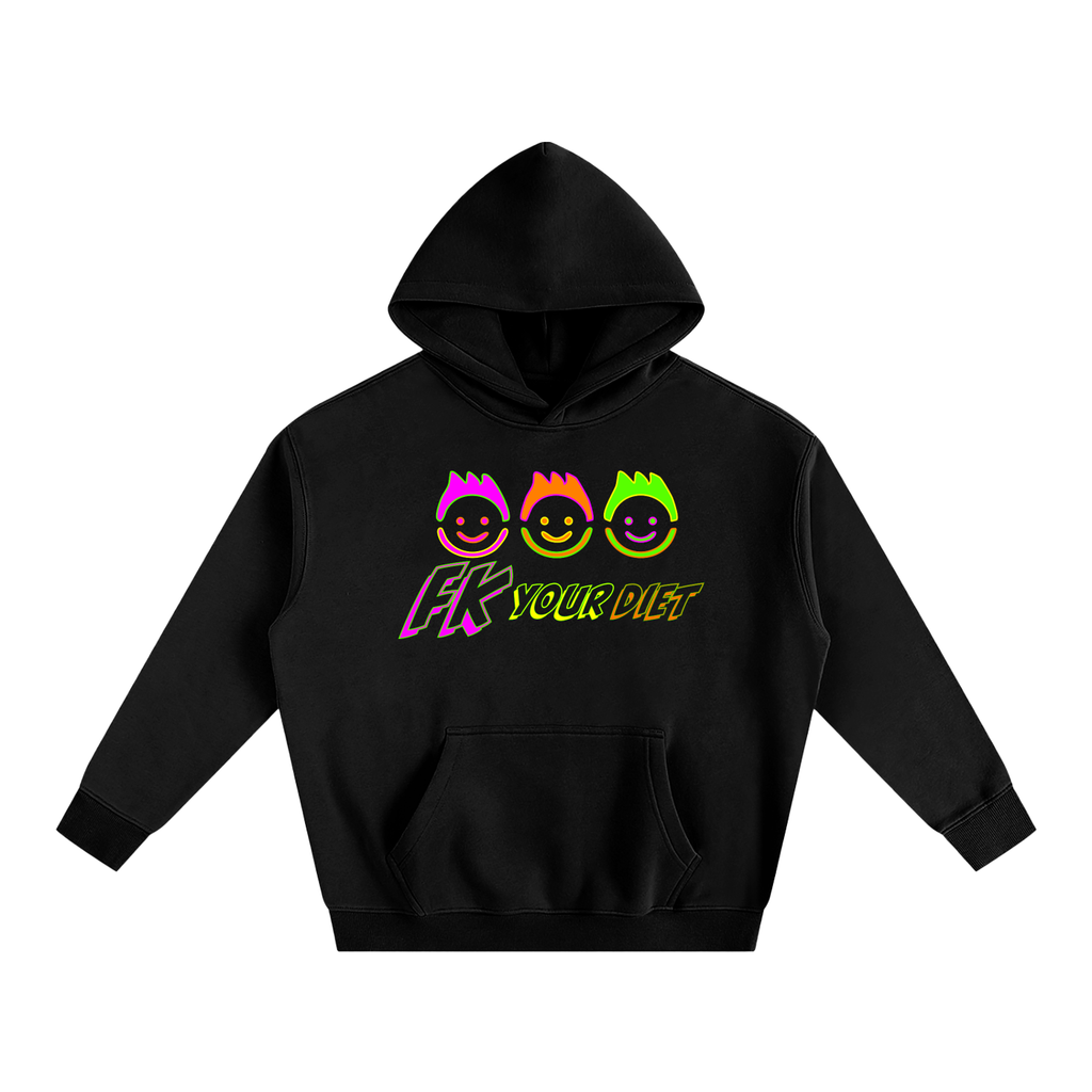 “Meals that make you glow” - Oversize Fleeced Hoodie