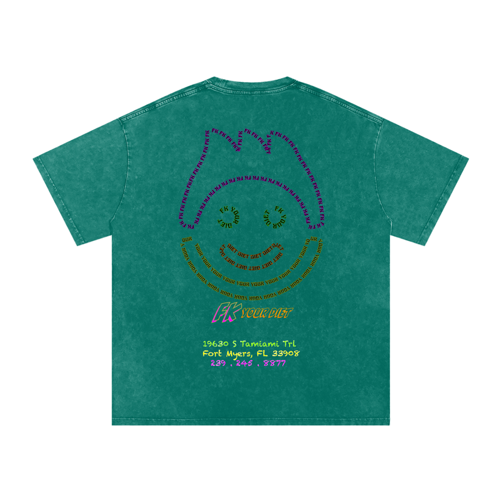Full-Belly Smiley - Oversize Tee