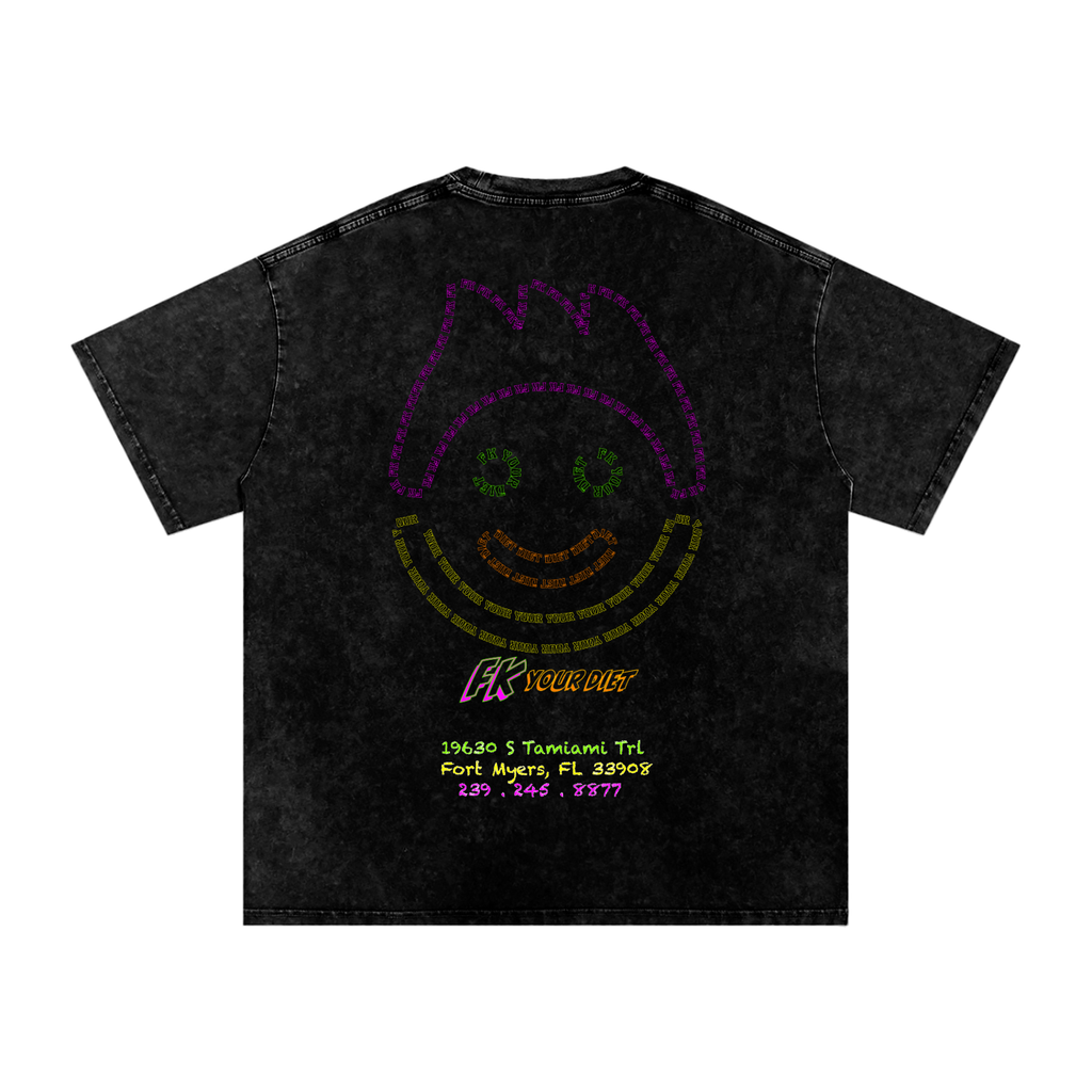Full-Belly Smiley - Oversize Tee