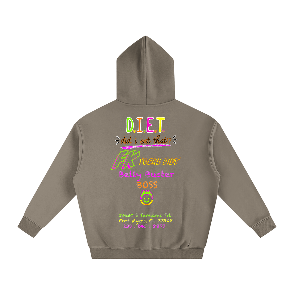 Belly BUSTER - Oversize Fleeced Hoodie