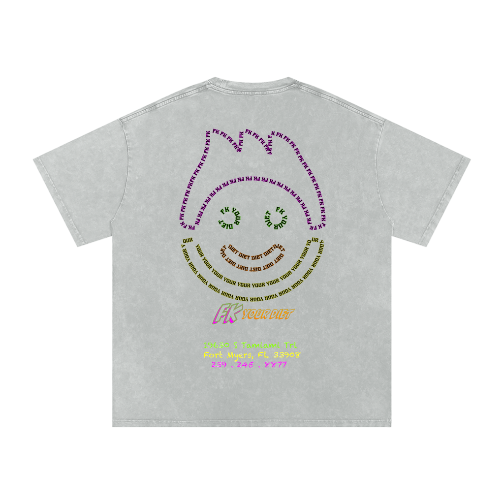 Full-Belly Smiley - Oversize Tee