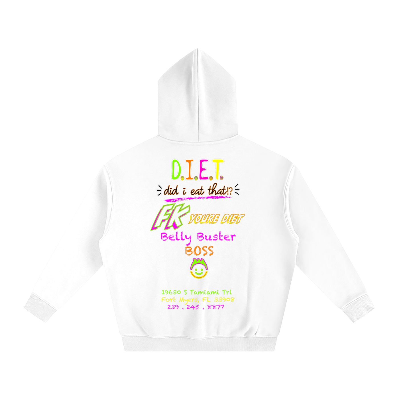 Belly BUSTER - Oversize Fleeced Hoodie