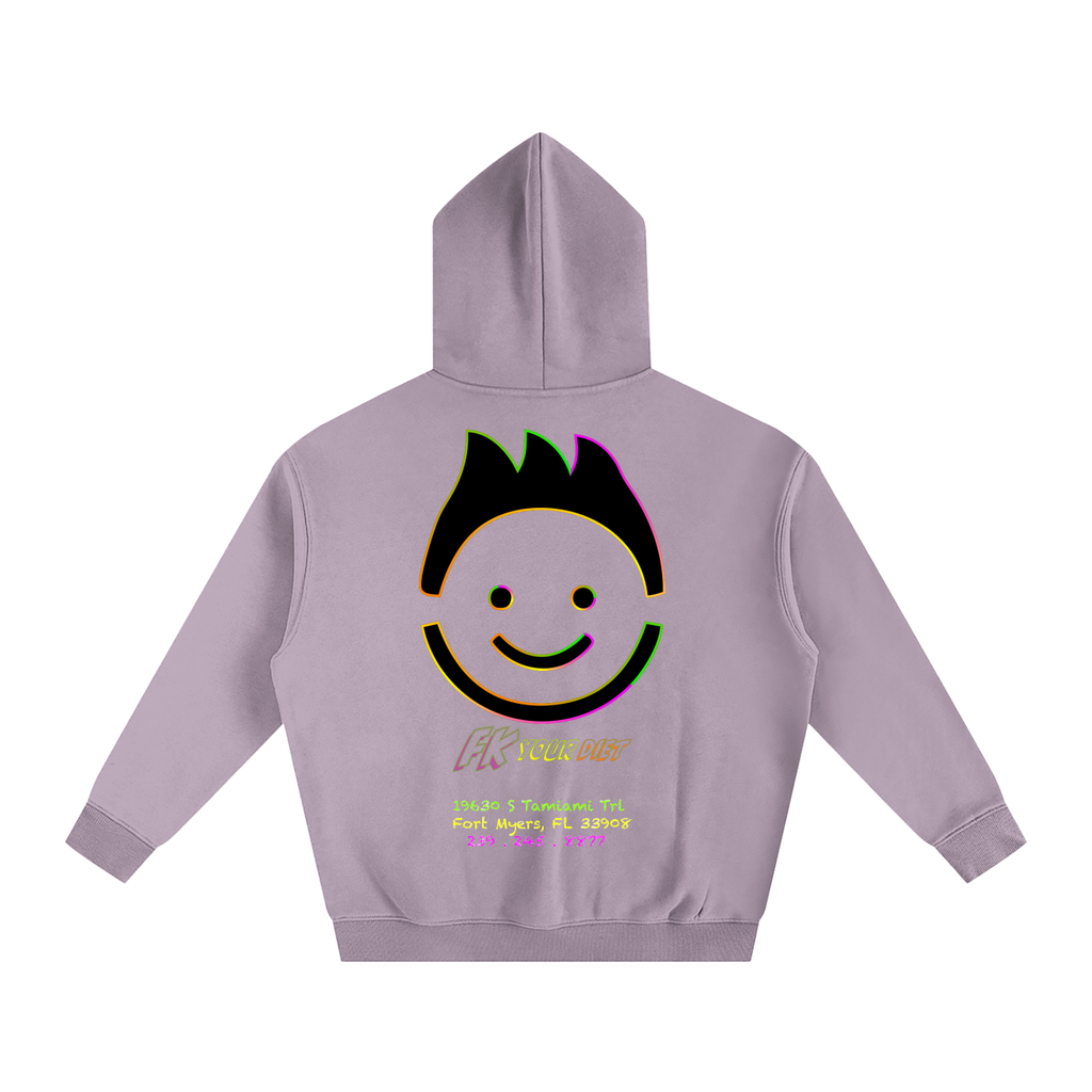 “Meals that make you glow” - Oversize Fleeced Hoodie
