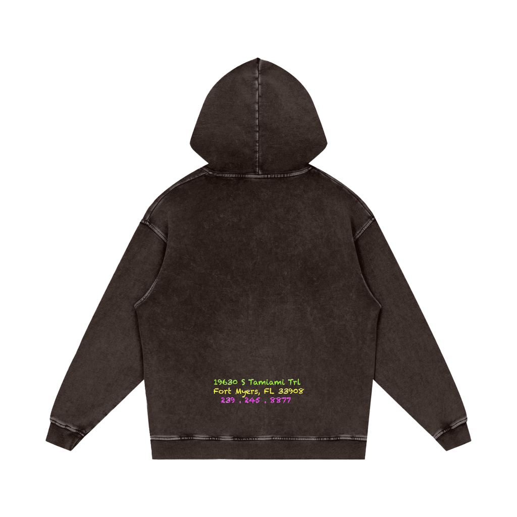 OG FK - Snow Washed Loose Hoodie