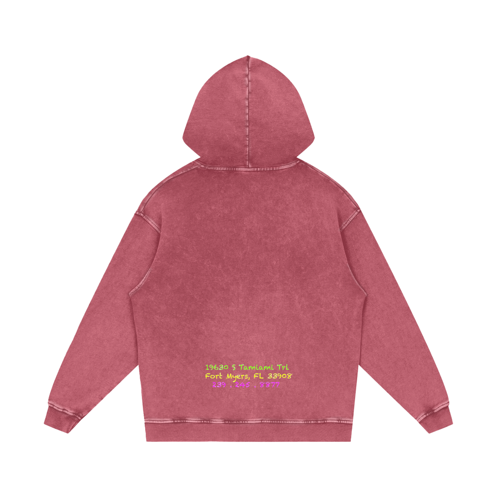 OG FK - Snow Washed Loose Hoodie