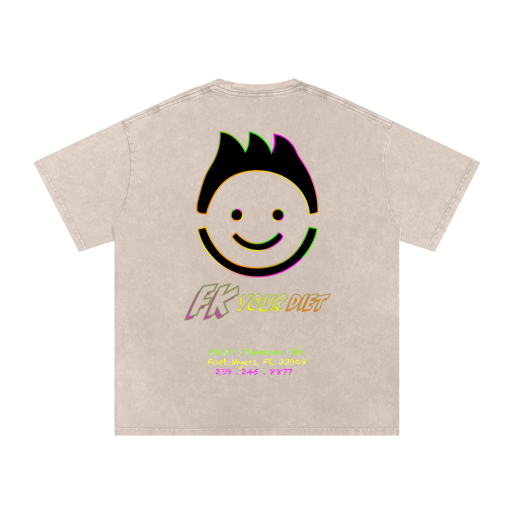 "Meals that make you glow" - Oversize Tee