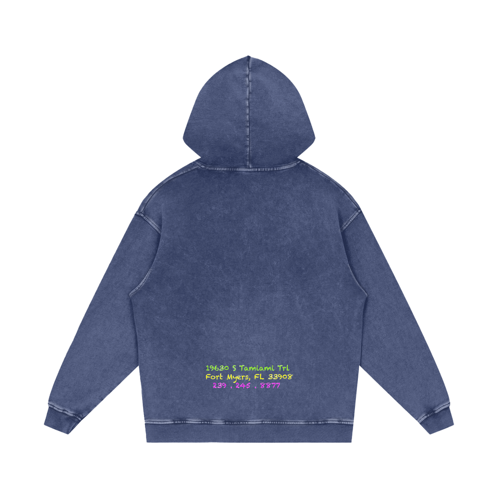 OG FK - Snow Washed Loose Hoodie