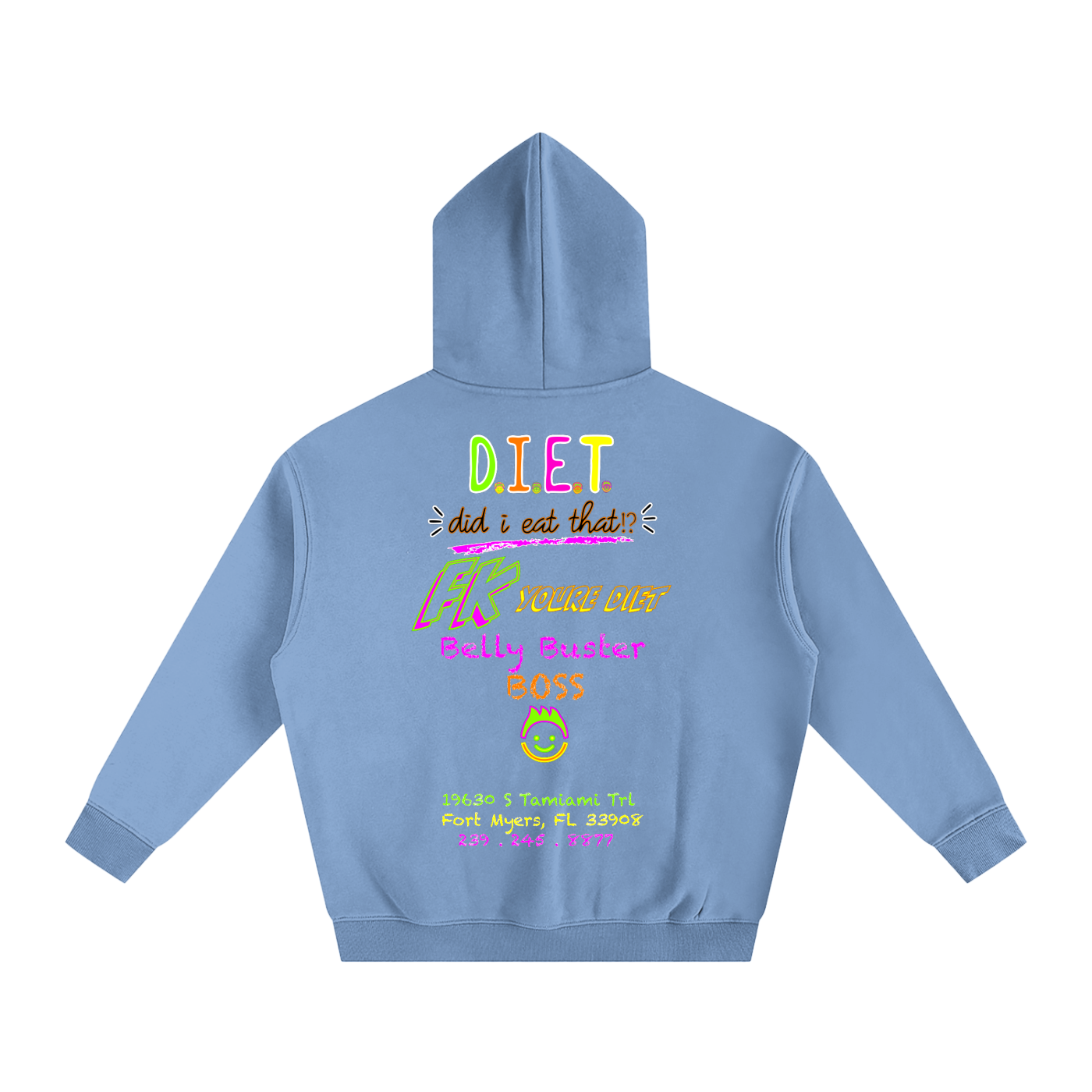 Belly BUSTER - Oversize Fleeced Hoodie