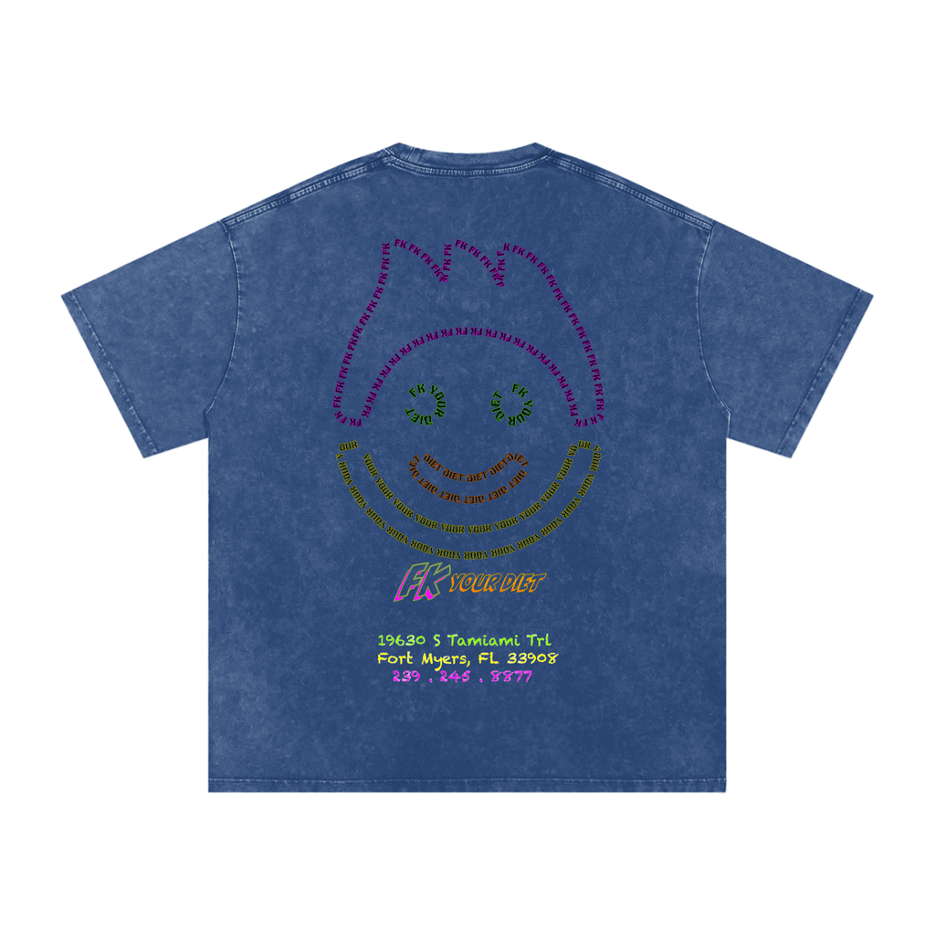 Full-Belly Smiley - Oversize Tee