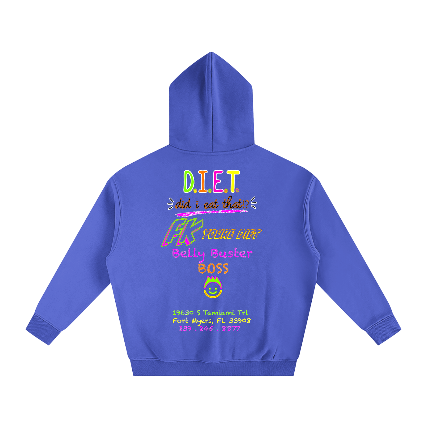 Belly BUSTER - Oversize Fleeced Hoodie