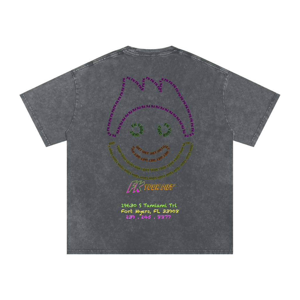 Full-Belly Smiley - Oversize Tee