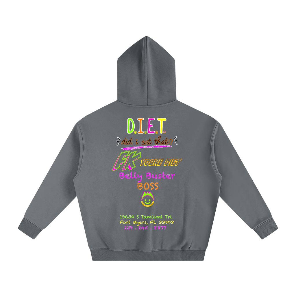 Belly BUSTER - Oversize Fleeced Hoodie