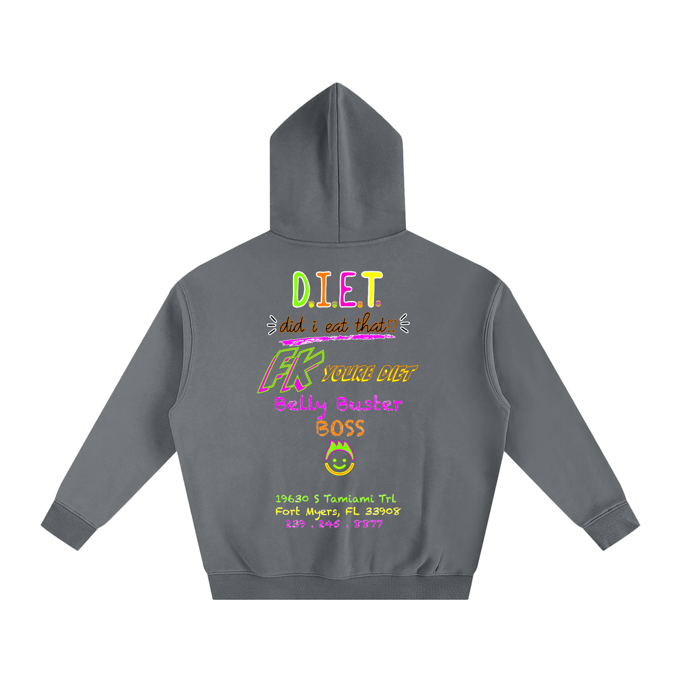 Belly BUSTER - Oversize Fleeced Hoodie
