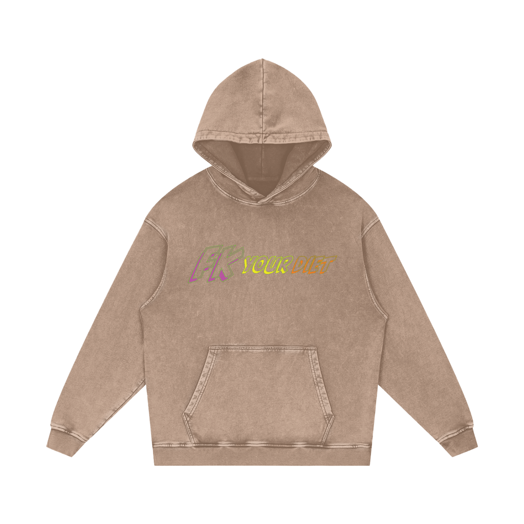 Belly BUSTER - Snow Wash Loose Hoodie