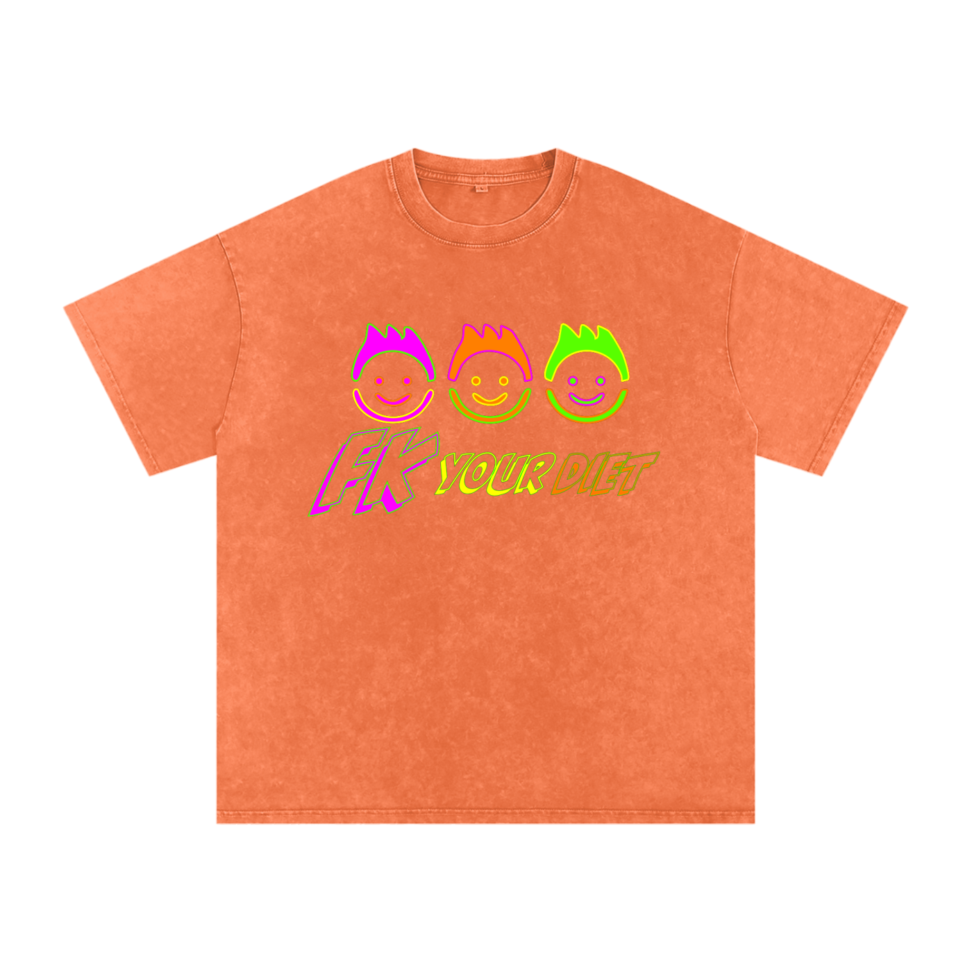 Full-Belly Smiley - Oversize Tee