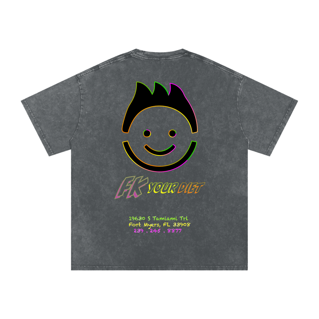 "Meals that make you glow" - Oversize Tee