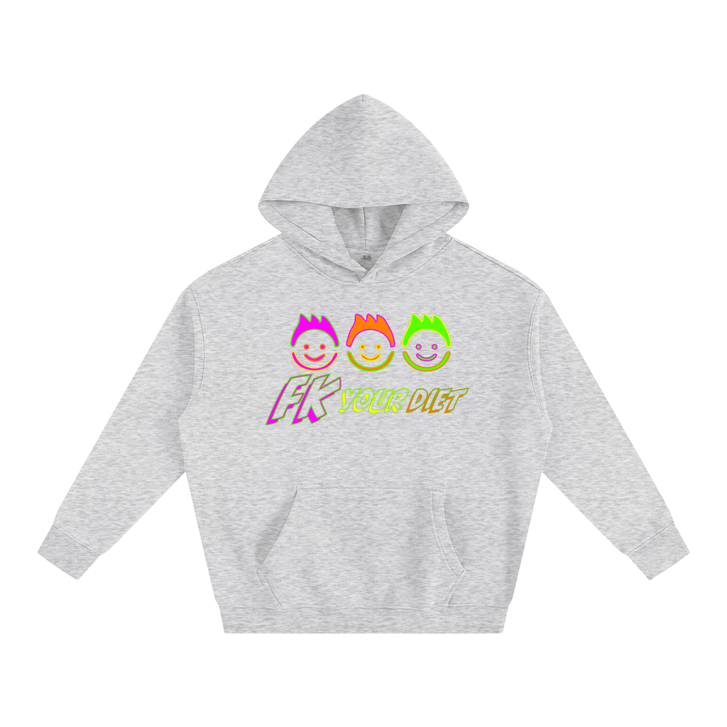 “Meals that make you glow” - Oversize Fleeced Hoodie