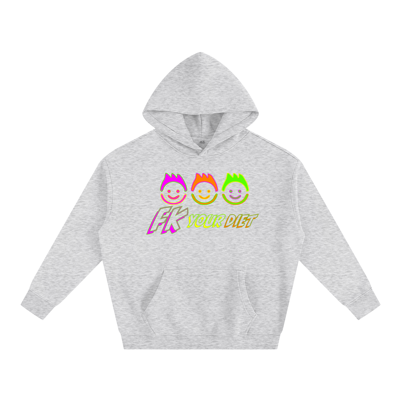 “Meals that make you glow” - Oversize Fleeced Hoodie