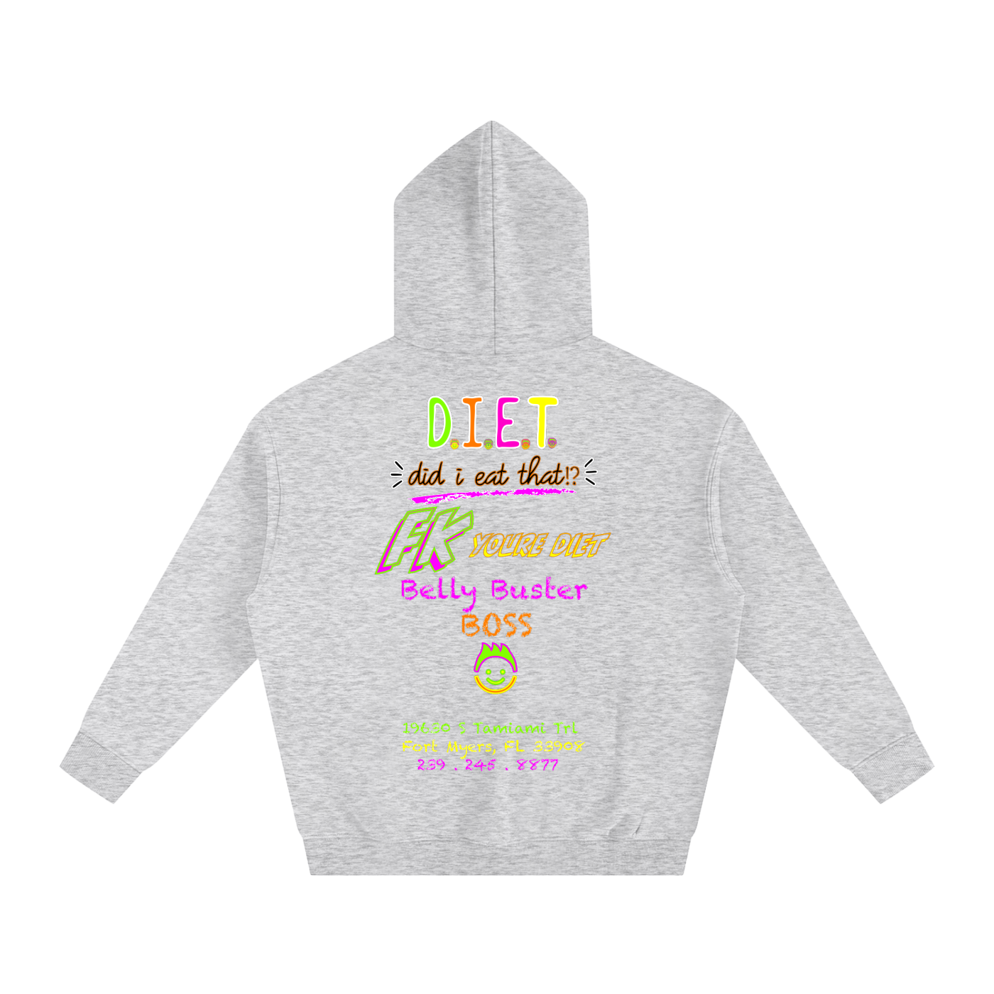 Belly BUSTER - Oversize Fleeced Hoodie