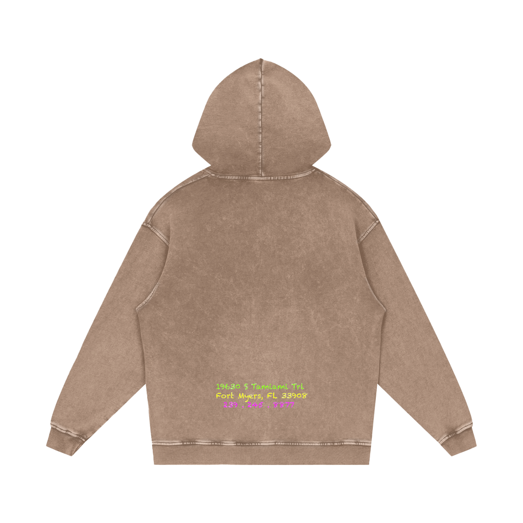 OG FK - Snow Washed Loose Hoodie
